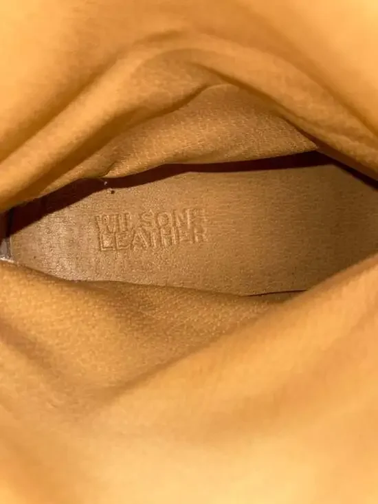 Wilsons Leather Black Suede Tall Western Cowboy Boots with Contrast Stitching - Picture 11 of 11